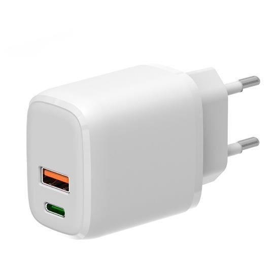 Τροφοδοτικό - ANTCOOL - 20W - Γρήγορη φόρτιση - Διπλή θύρα USB C - Συμβατό με iPhone 12/11