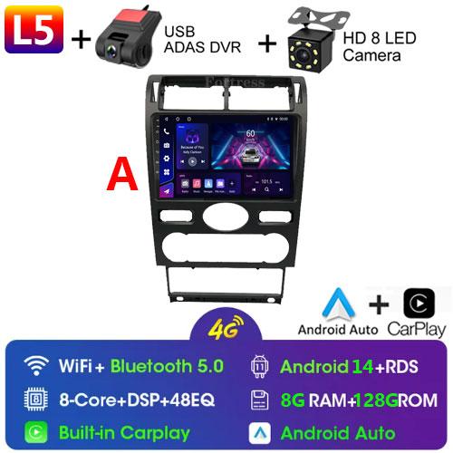 2din Android14 Car Radio Multimedia Carplay Auto GPS Navigation For Ford Mondeo Mondeo 3 2000 2001 2002 2003 2004 2005 2006-2007