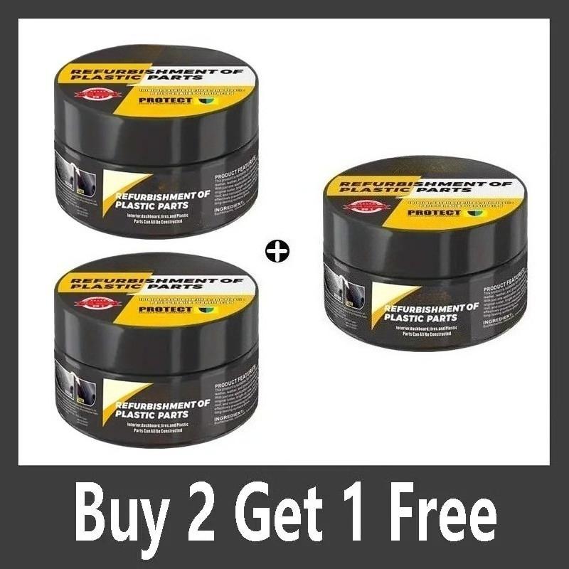 automotive plastic repair agent-interior and exterior plastic polishing wax, scratch repair anti-aging cream, suitable for tires
