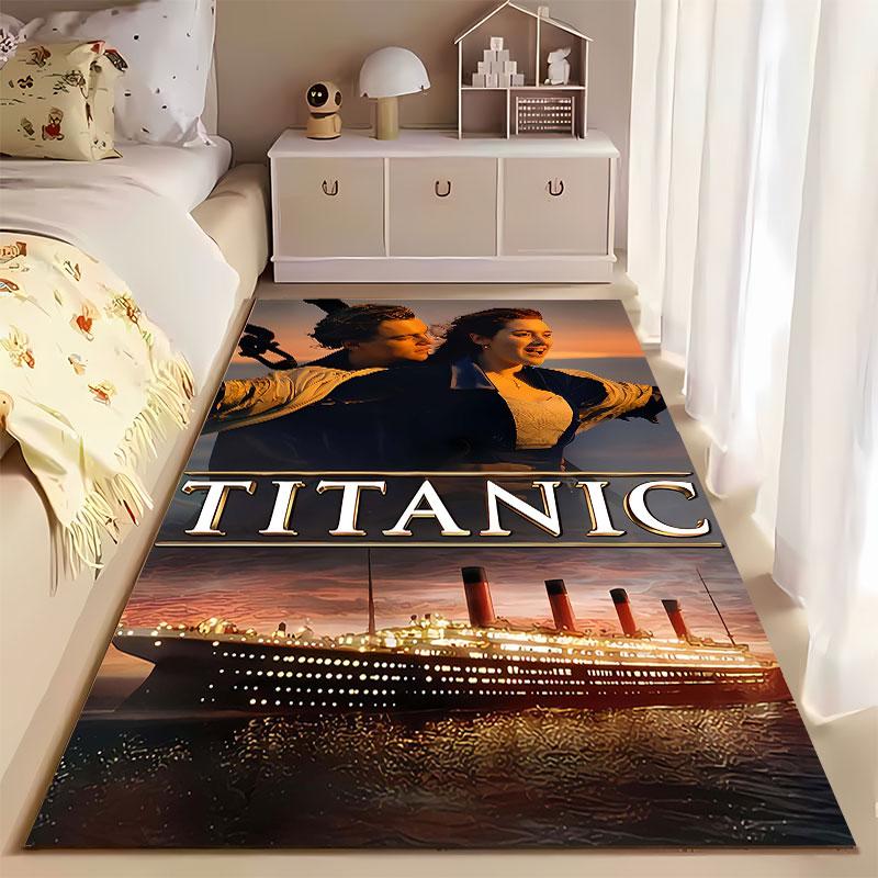 Titanic Movie Scene Carpet suitable as a non-slip mat for the living room or bedroom sofa