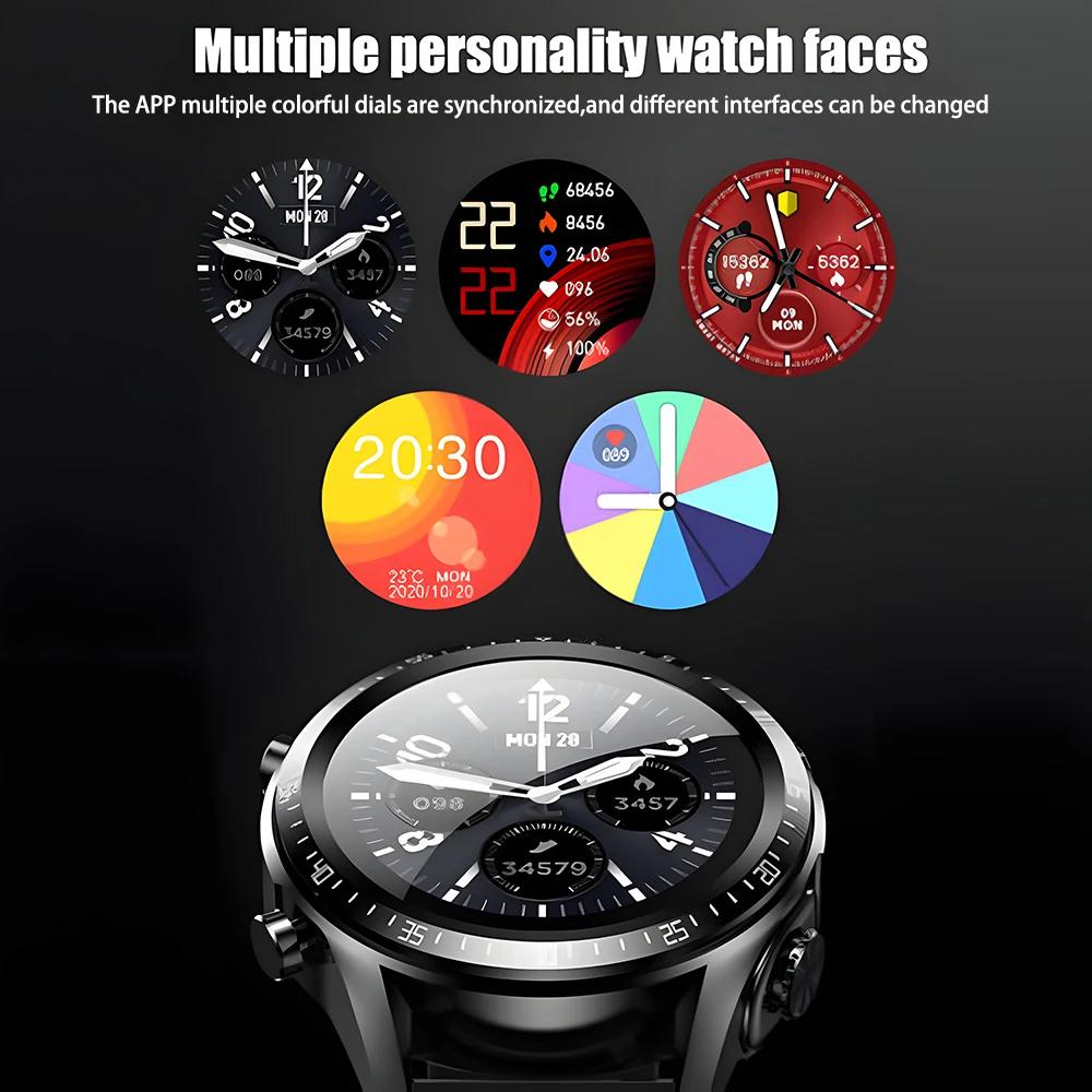2025 New Headset Smart Watch With Earbuds TWS Bluetooth Call Music Control Blood Pressure Detect Smartwatch For Men Android IOS