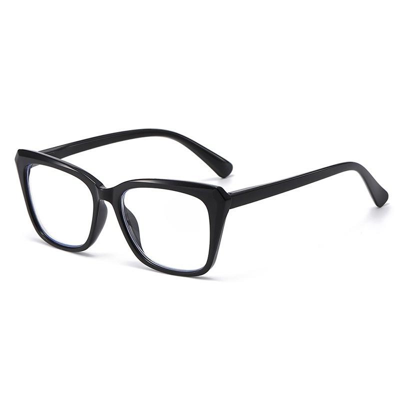Ladies' Large-frame Cat's Eye Reading Glasses Fashionable High-definition Anti-blue Light Far-sighted Glasses with A Diopter Up To +4.0