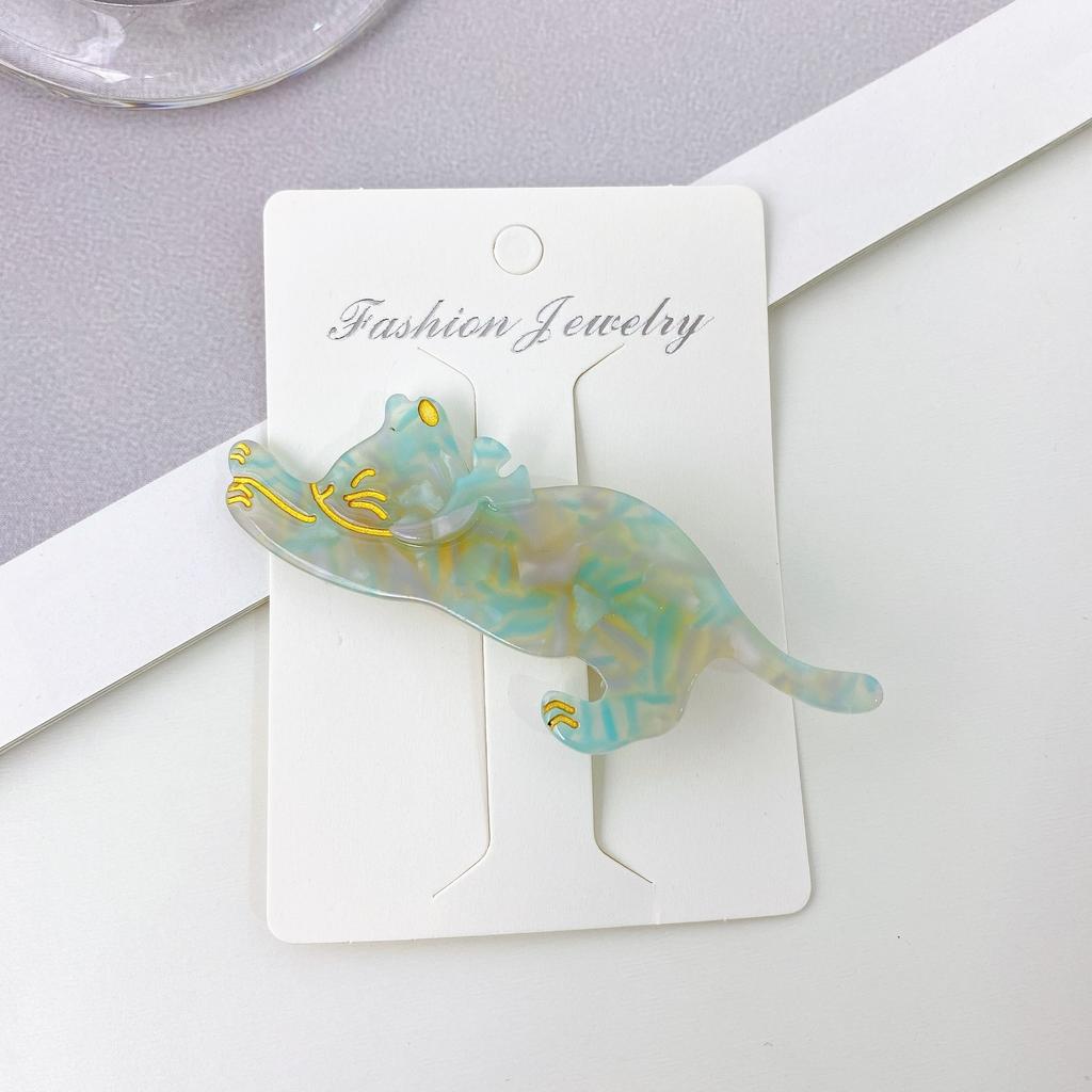 Neue Niedliche Cartoon Katze Haarnadel Acetatfaser Haarspangen Pony Entenschnabelspangen für Damen Mädchen Mode Haarspangen Haarschmuck