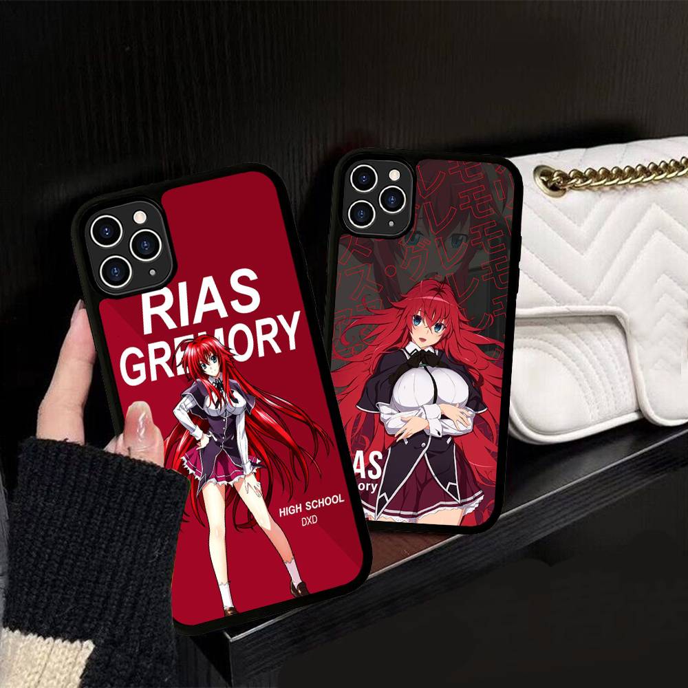 DXD Rias Gremory Mobile Cell PC+TPU Phone Case For iPhone 17 16 15 14 PRO MAX 11 12 13 PLUS MINI Cover