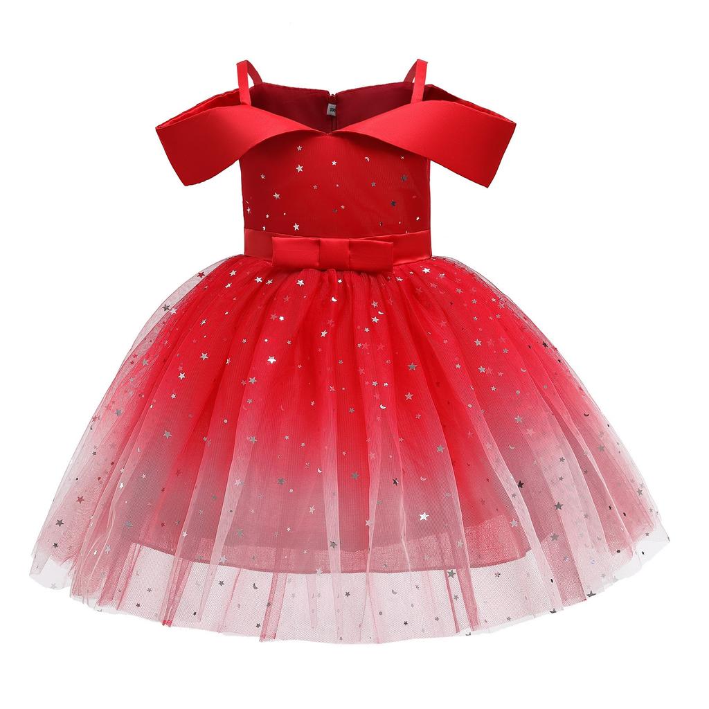 Baby Girl Frozen Elsa Princess 100% Polyester 3-8Y Dress