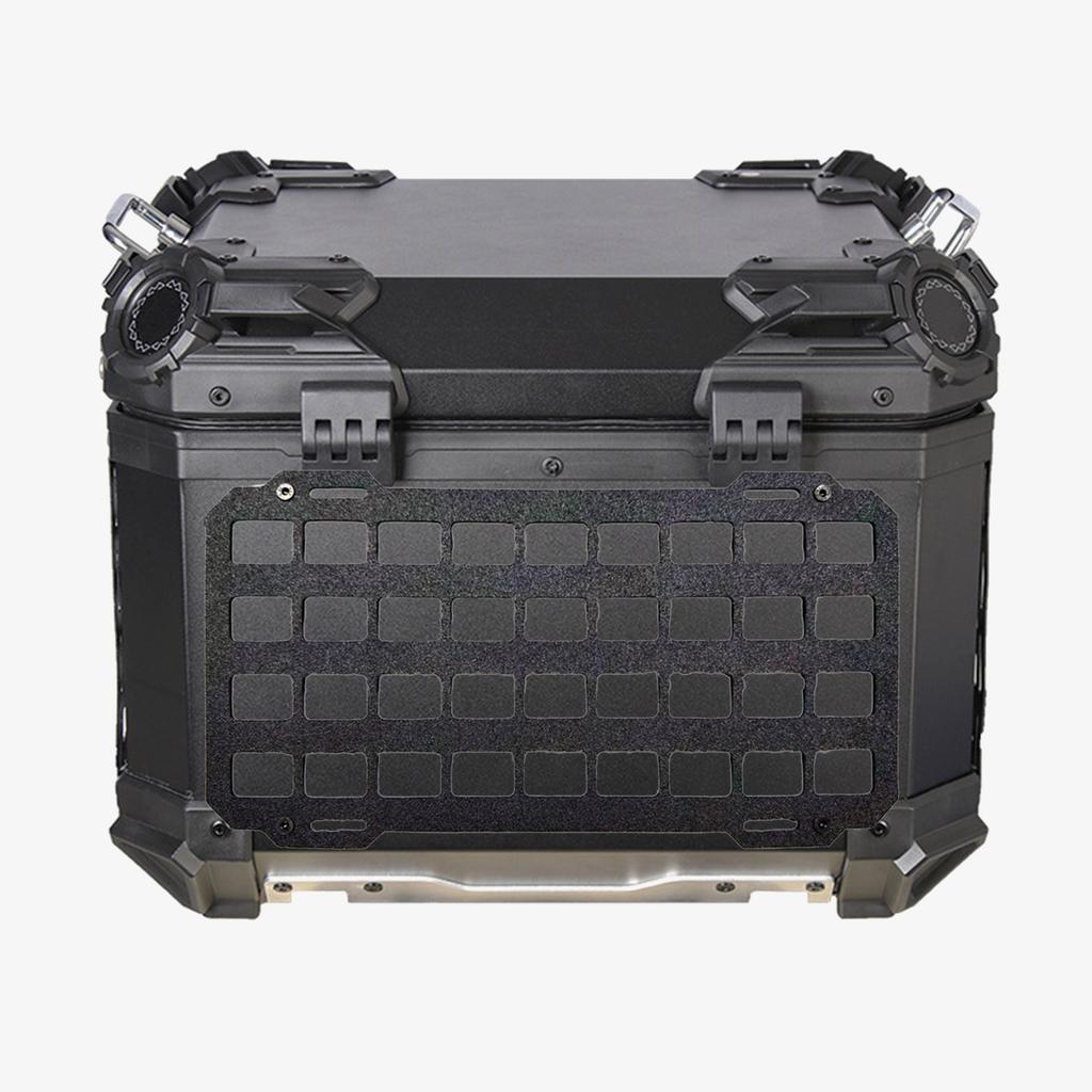 2PC Motorcycle Molle ABS Panel for Tactical Side Box Modular Storage Suspension System Free Installation Nails