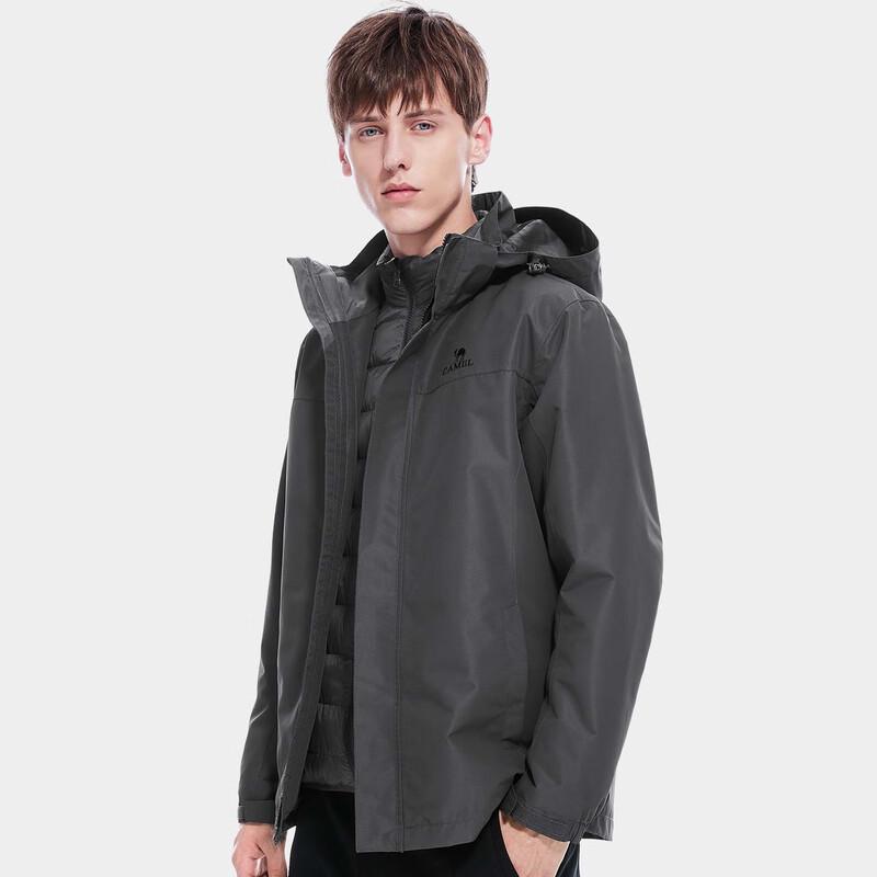 CAMEL Unisex 3-in-1 Outdoor Jacket A1W218124AX XL