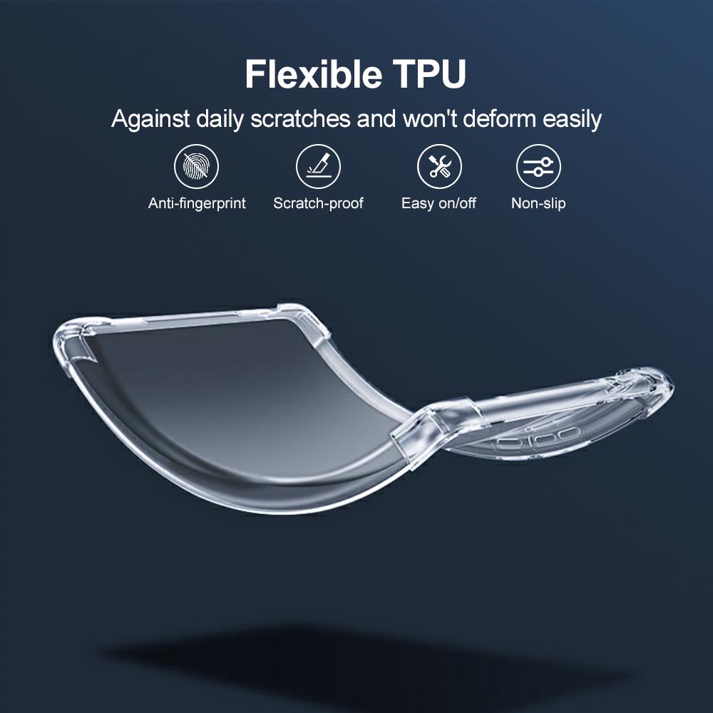 For Samsung Galaxy Tab A9 8.7" SM-X110 SM-X115 Tab A9 Plus 11" X210 X216 Silicone Protective Case Clear Soft TPU Bumper Cover