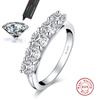 Cbtb Fashion Design Round D Color Pass Test Really Moissanite Luxury Wedding 925 Silver Jewelry