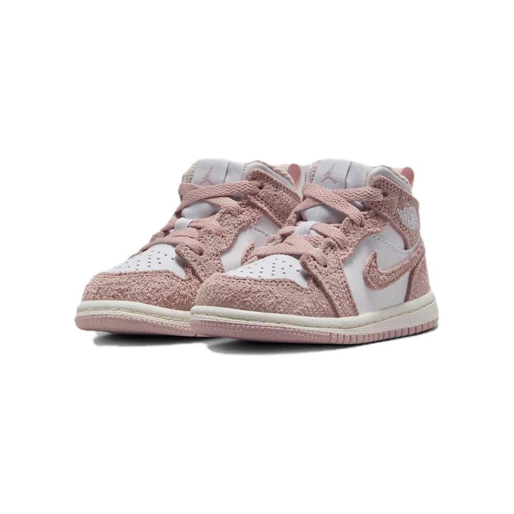 Jordan AJ1 Mid SE Toddler White Legend Pink Sail FN7537-161