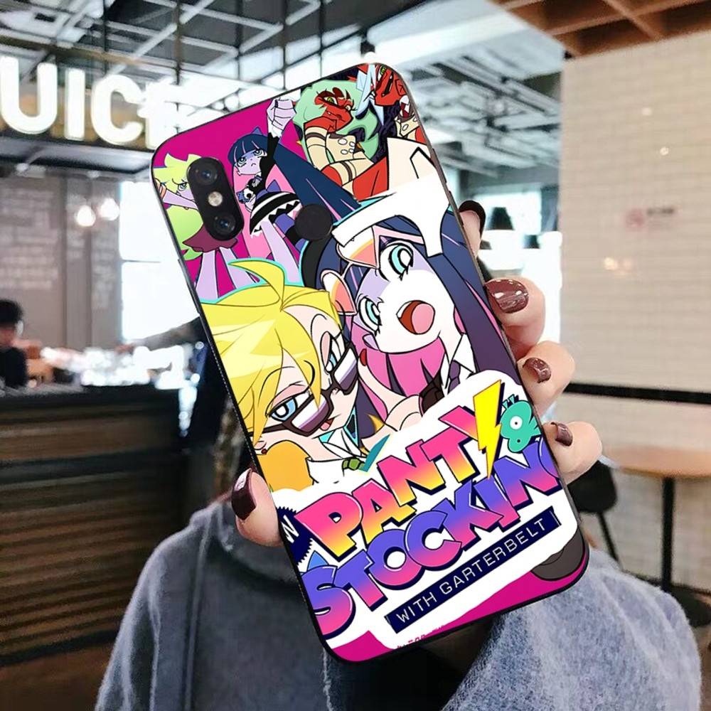 Anime Panty And Stocking With Garterbelt Phone Case For Xiaomi Mi 5X 8 9 10 11 12 Lite Pro 10T PocoX3pro PocoM3 Note 10 Pro Lite