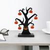 1 Piece of Pumpkin Iron Tree Handicraft, Full of Evil Pumpkin Smiling Face, Iron Tree Covered with Pumpkins, Eerie Atmosphere, H