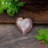 New enamel three-layer love magnetic brooch women's fashion versatile heart-shaped multi-functional badge