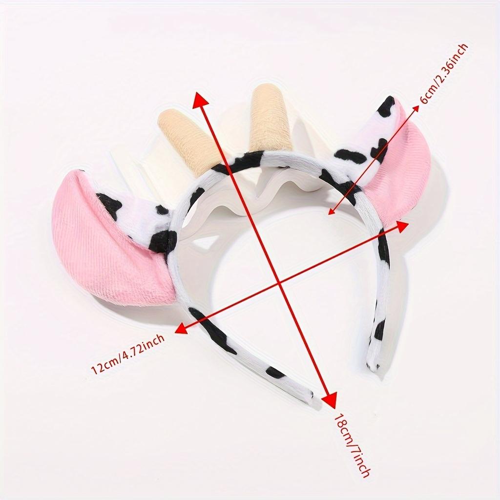 Halloween Cow Big Ear Headband
