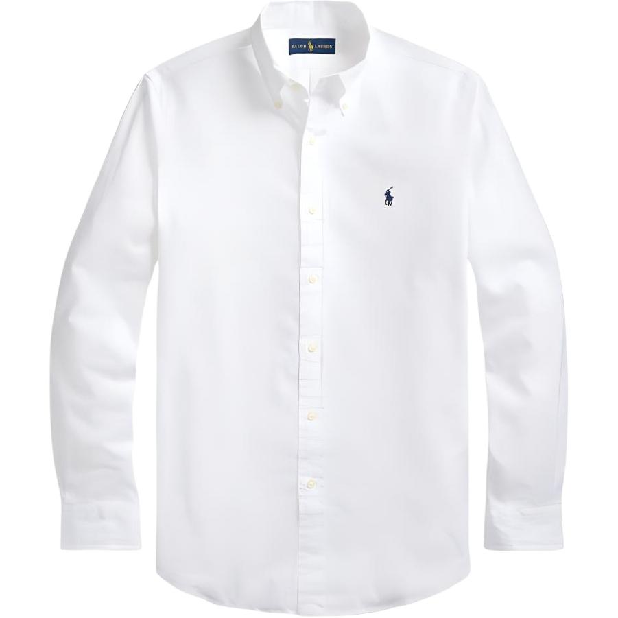 

Рубашка мужская Polo Ralph Lauren с вышивкой логотипа, приталенного кроя, с длинным рукавом, на пуговицах 710791844-001 XL