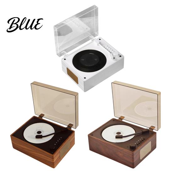Home Audio Player with Remote Retro Portable Music Speaker Bluetooth-compatible Desktop Device Control for Home Support USB/Type-C Stable Connection