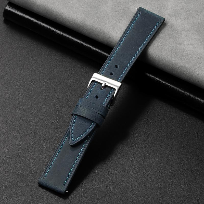 Vintage Watch Strap Quick Release Watchband 19mm 21mm 18mm 20mm 22mm Cowhide Watchband Smart Watch Strap Accessories Bracelet
