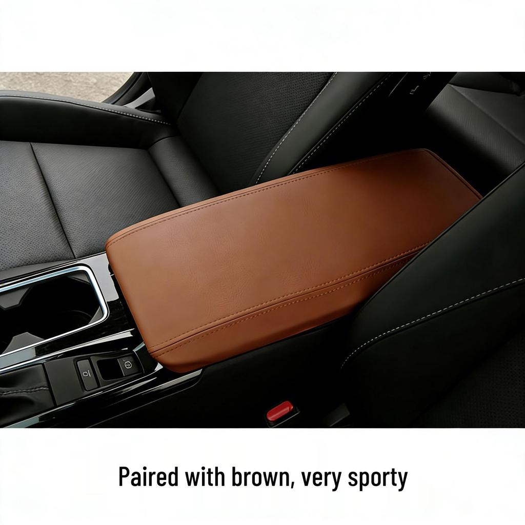 Microfiber Leather Armrest Cover for 2024-2026 Camry 9th Gen - Durable, Wear-Resistant, and Dirt-Resistant.