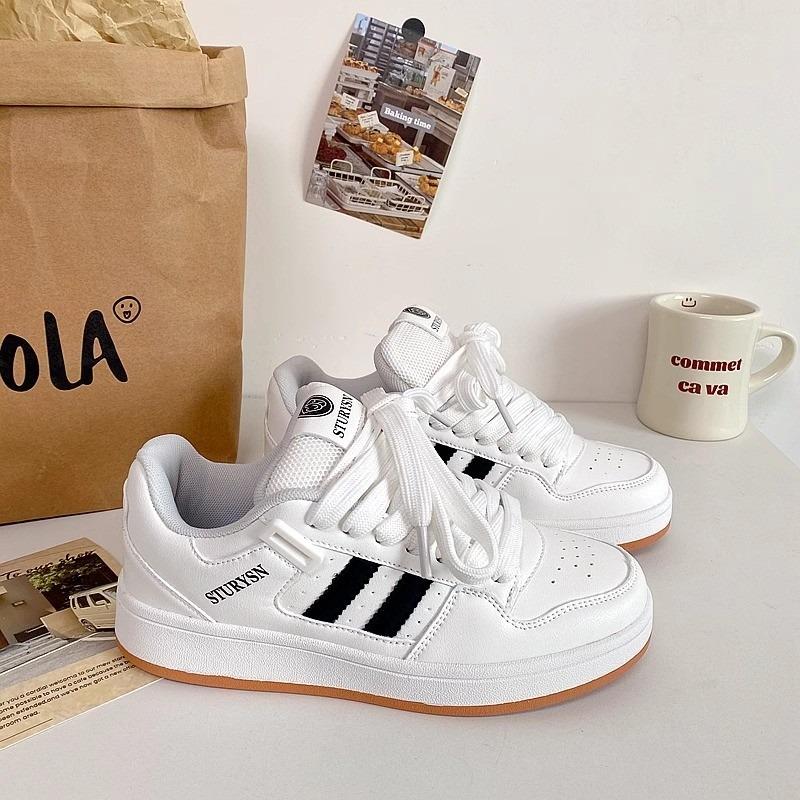 Women Sneakers  New Designer Lace-up Casual Board Shoes Woman Comfortable Breathable Trend Sport Flats Zapatos De Mujer