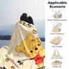 1pc Winnie the Pooh Honey Bee Print Blanket Cozy Throw for Home Decor, Couch Cover, Outdoor Use, Travel