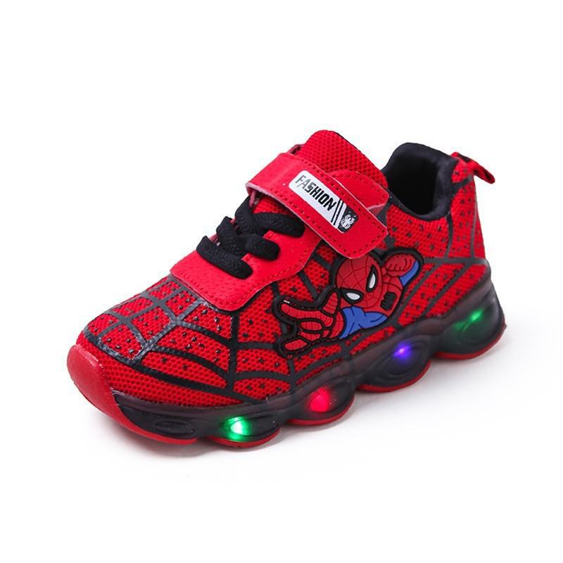 Zapatillas de Running LED Luminosas de Otoño para Niños y Niñas - Zapatillas Deportivas Intermitentes con Malla