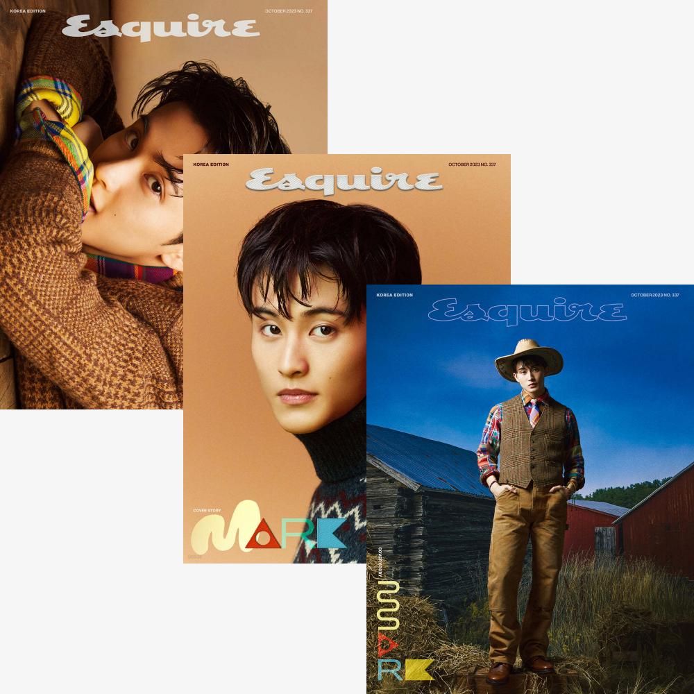 

Предзаказ журнала ESQUIRE, октябрь 2023 г., обложка NCT MARK