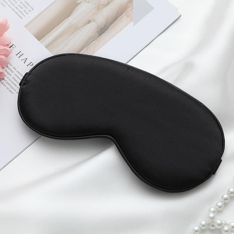 Unisex Soft Breathable Sleep Eye Mask with Adjustable Strap - Blocks Light for Comfort During Travel or Sleep