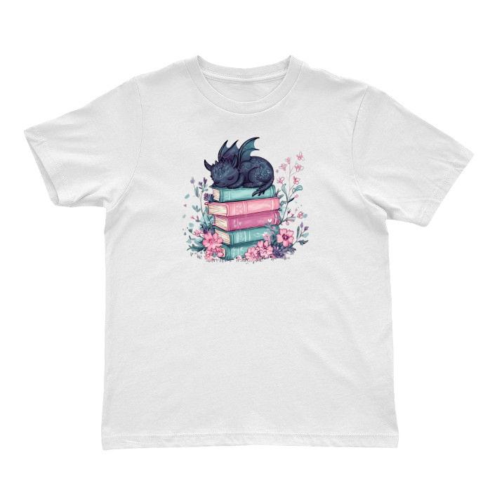 

Floral Dragon Book Lover Shirt, Fantasy Bookworm Tee, Bookish Dragon Shirt 2XL