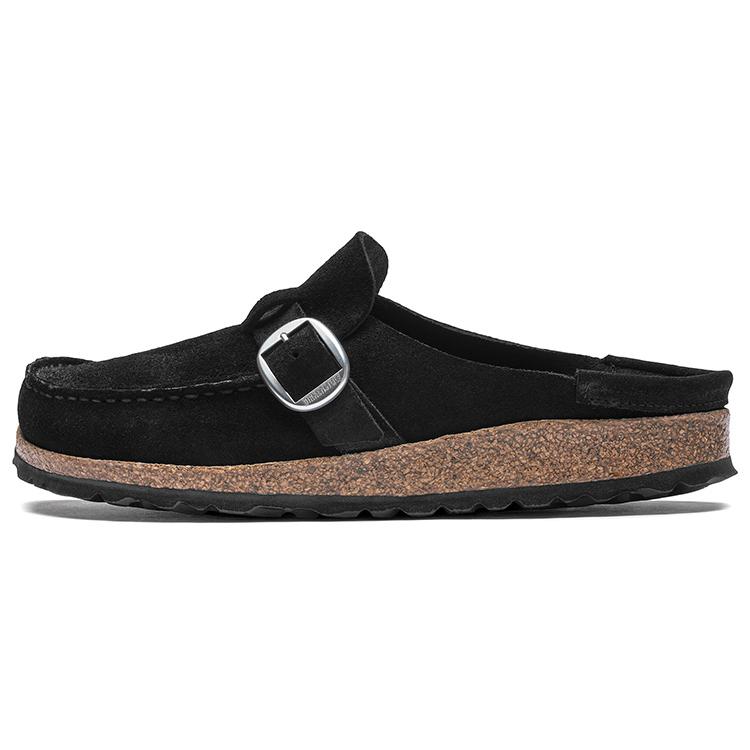 Закрытые замшевые мюли Birkenstock 1017826 40 чёрный