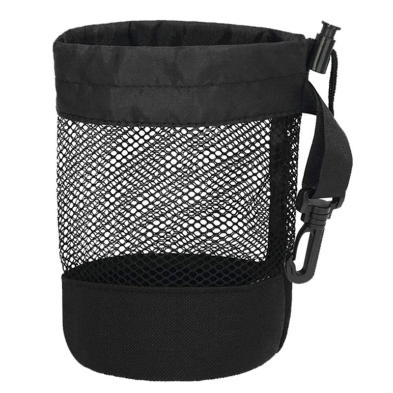 Portable Golf Meshy Net Bag Drawstrings Pouches Bag Organizer Golf Fitting Bag
