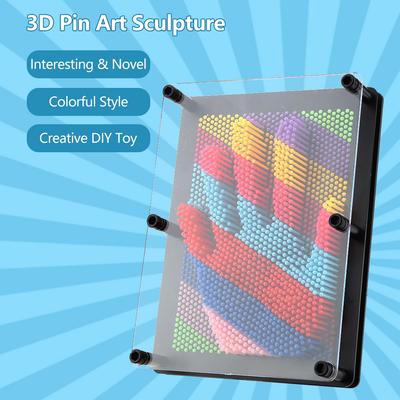 3D Pin Art 3D Pin Art Sculpture Pin Art Board Pin Art 3D Pin Art Board Novel Pin Art for Kids and Adult Pin Art