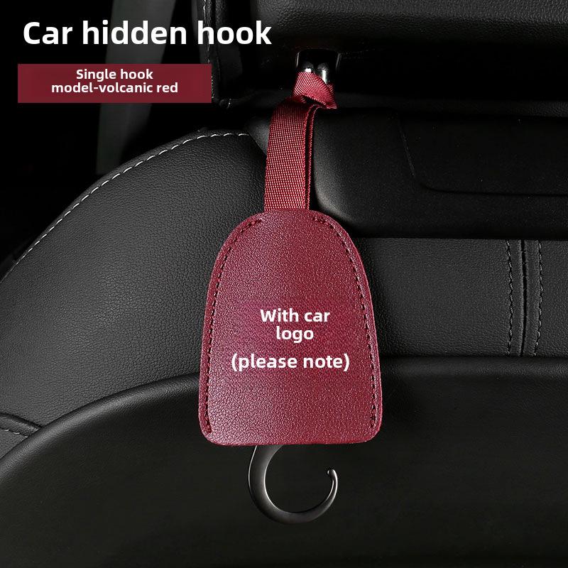 Dual-Purpose Hidden Car Seat Headrest Hook
