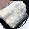 5pcs Waterproof Daisy Storage Bag with Drawcord Cuffs  Large Capacity Clothes Shoes Organizer Portable Towel Makeup Toiletry Bags