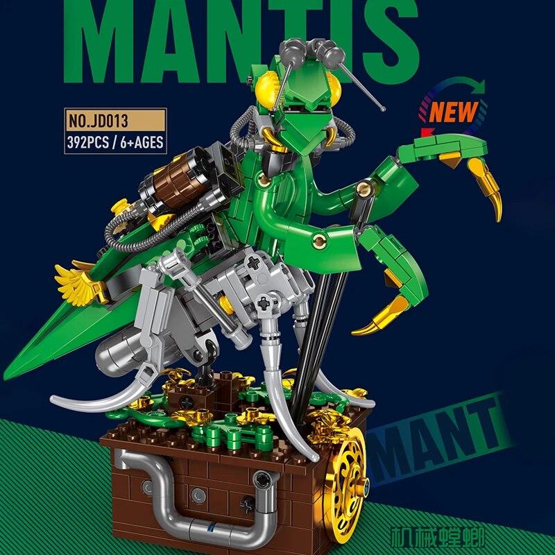MOC Kreative Punk Mechanische Käfer Heuschrecke Skorpion Mantis Tiere Modell Bausteine DIY Ziegel Kinder WEIHNACHTEN Geschenke Spielzeug