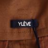 unused YLEVE made in Japan wide Tapered pants 1 Brown With belt Women Used