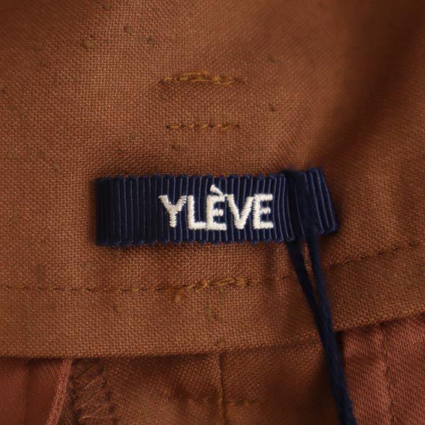 unused YLEVE made in Japan wide Tapered pants 1 Brown With belt Women Used
