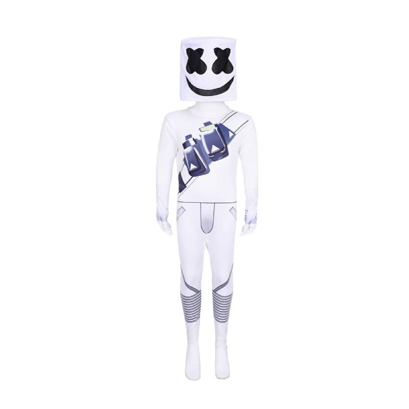 

Costumes Marshmello Cosplay Role Play Halloween Party Stage Performance Gift Color C,110cm