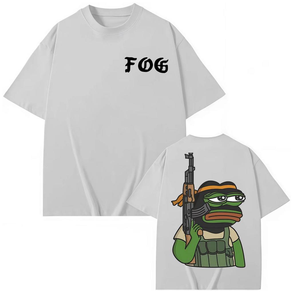 Forward Observations Group Merch T-shirts Harajuku Cartoon Style Short Sleeve T-shirt Men Women Fashion Oversized T Shirt