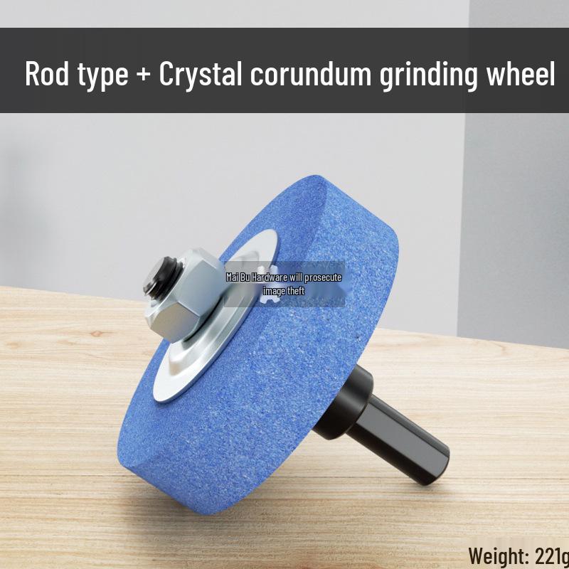 Compact Household Knife Sharpener and Polishing Machine with Sanding Wheel and Hand Drill Conversion Bracket