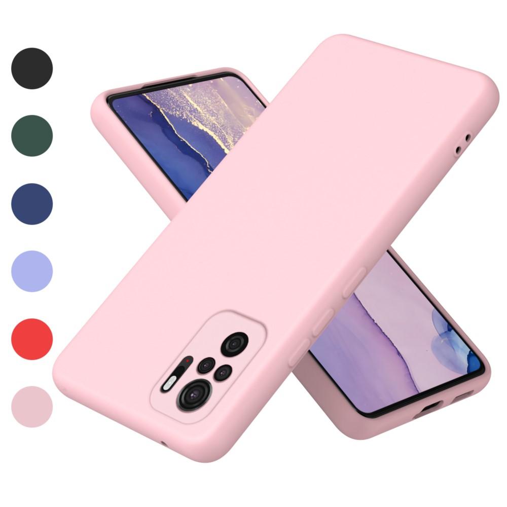 Husă din silicon lichid pentru Xiaomi Redmi Note 10 4G Note 10S Husă moale de lux ultra-subțire, rezistentă la șocuri, Redmi Note10 S 4G