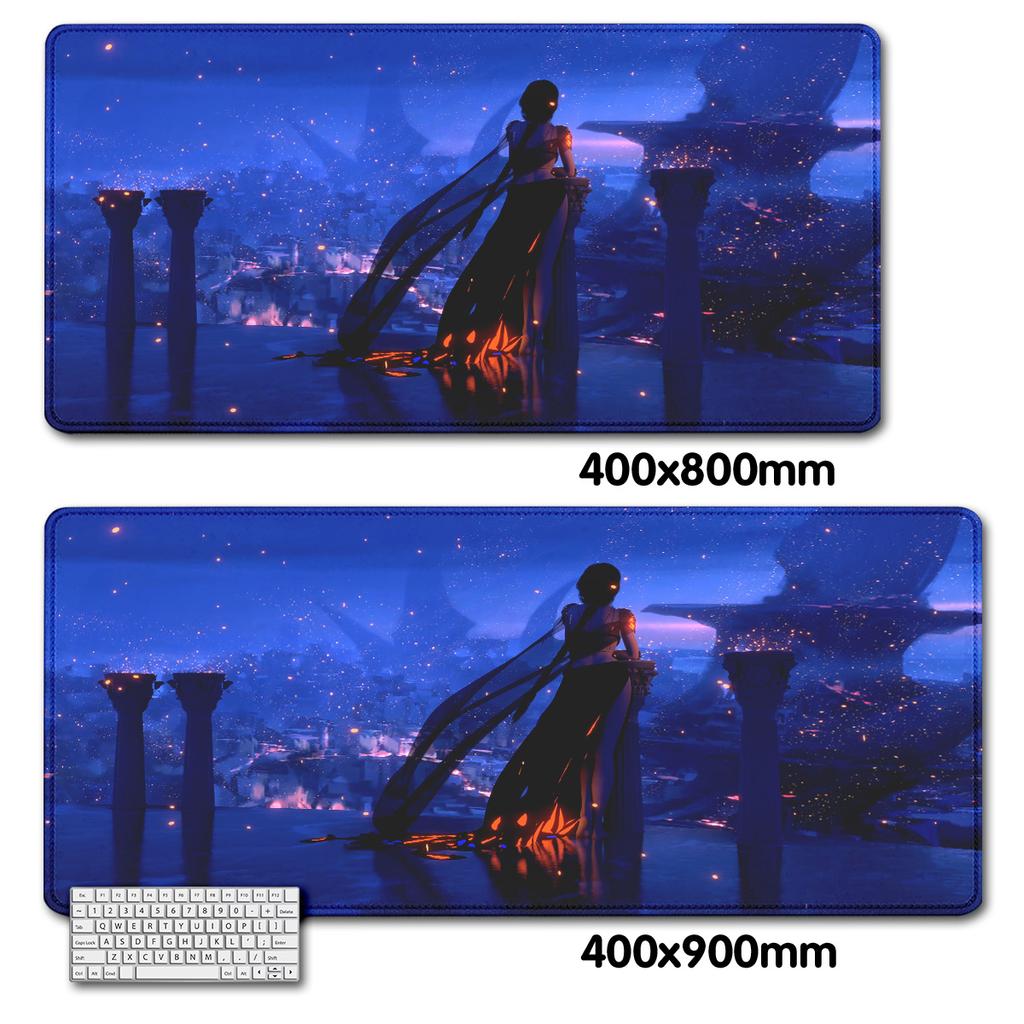 Anime Ghost Blade Ice Princess mousepad Anime mouse pad Gamer XL Computer Home Mousepad XXL Mouse Mat Non-Slip teclado mouse pad