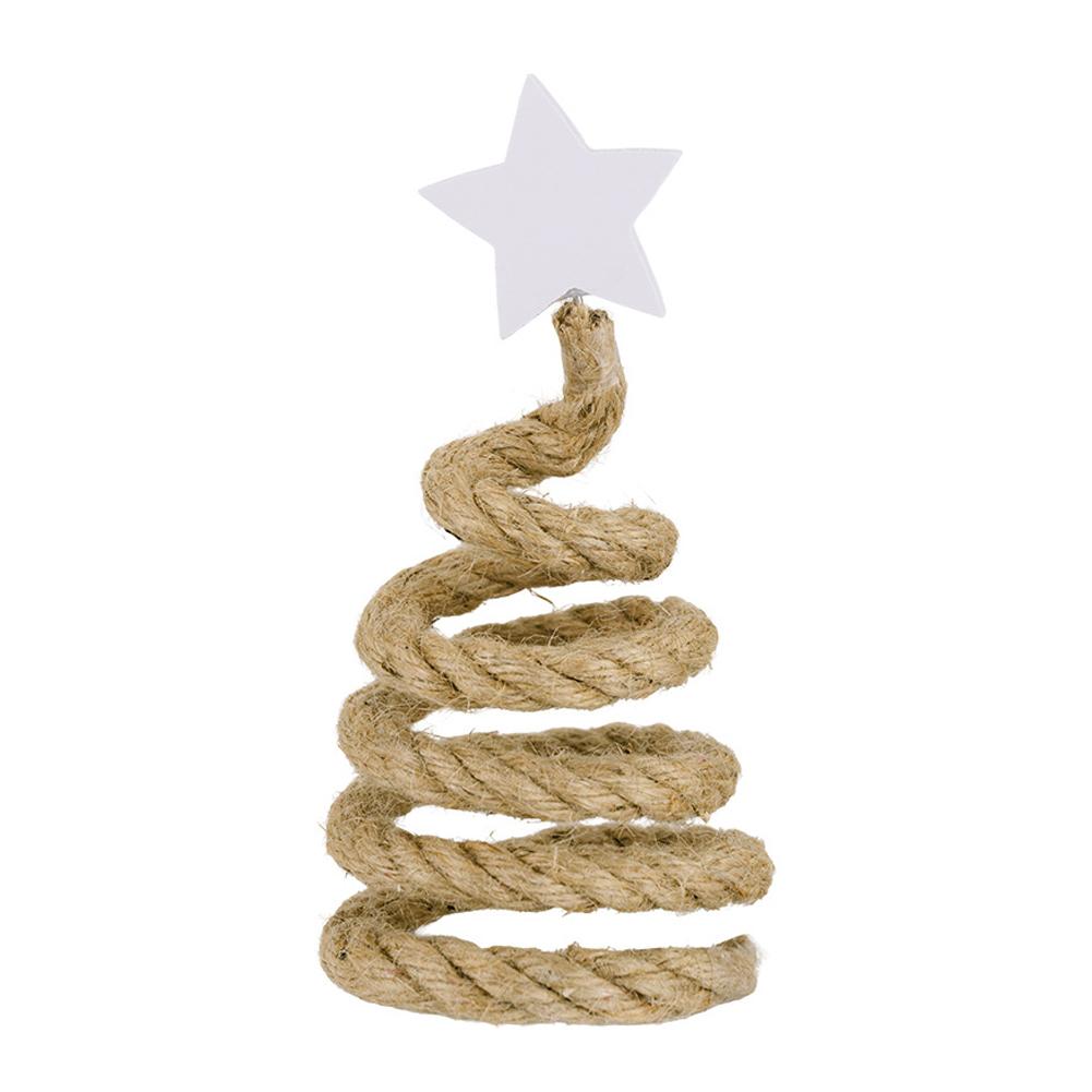 1PC New Christmas Decoration Creative Nordic Style Wooden Christmas Tree Desktop Ornament