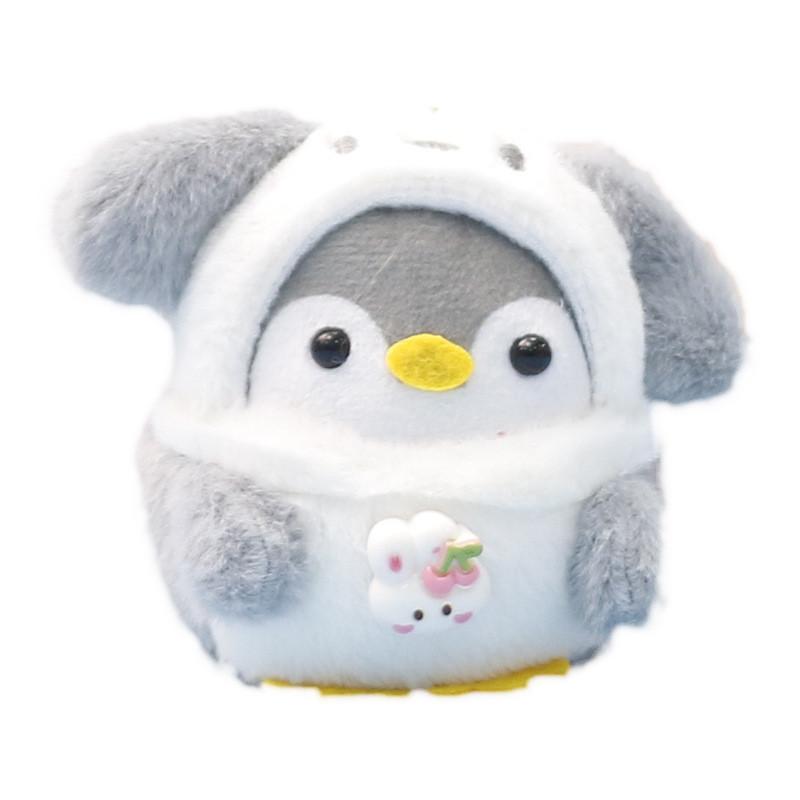 Penguin Cute Animal Plush Keychain With Short Pile Fabric For Gift Decoration