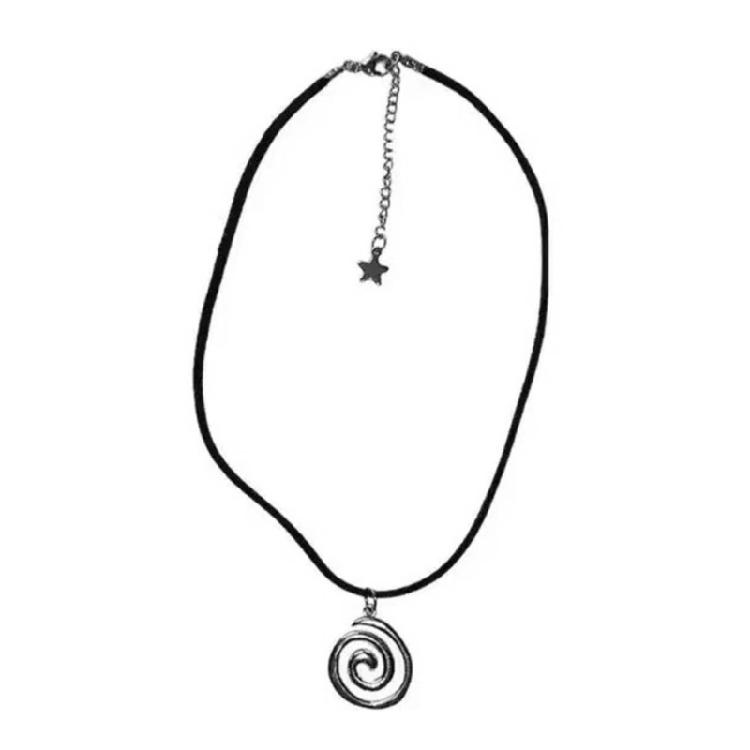 Adjustable Chain Star Vortex Collarbone Chains Handmade Neck Jewelry PU Rope