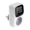16A 230V Thermostatsteckdose Digitaler Temperaturregler Steckdose mit Sensor EU-Stecker Heiz-Kühl-Schalter mit Timer KWE-TC01