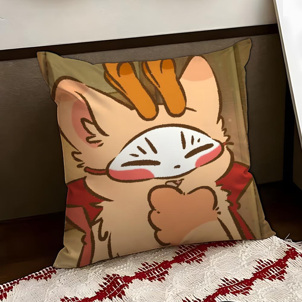 Cute You Shou Yan Cushion Cover Reversible Soft Durable Pillow Cover Home  Car MultiScene Use for Daily Comfort