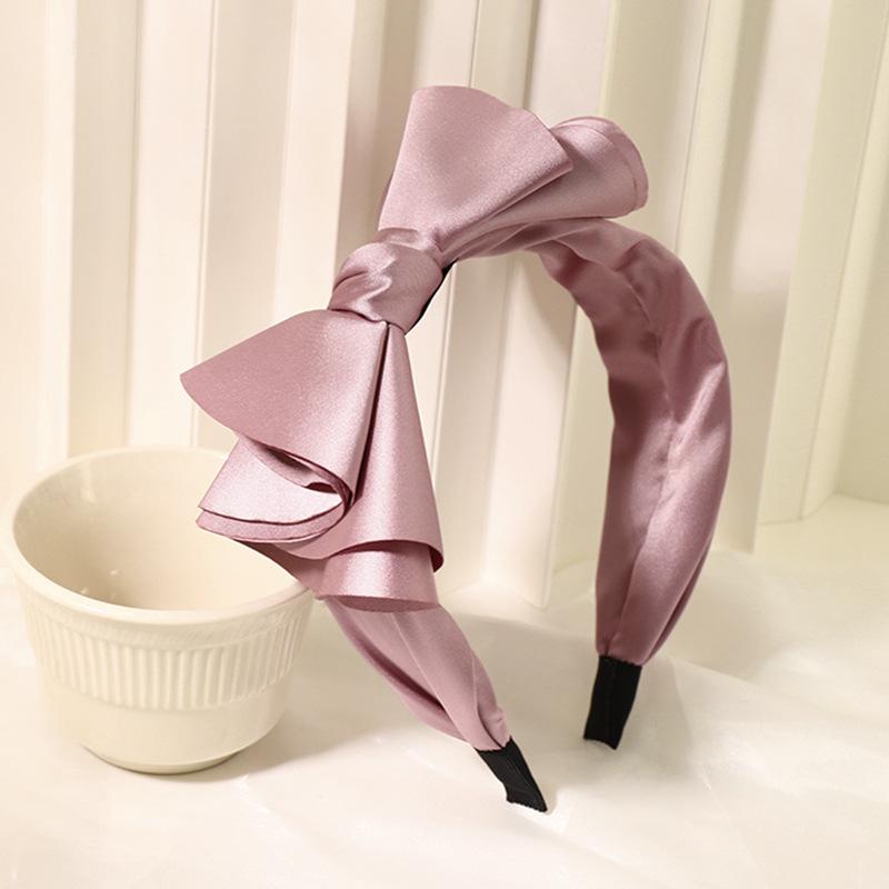 Fashion Satin Big Bow Rhinestone Hairbands Headbands Ornament Accessories For Women Hair Accessories