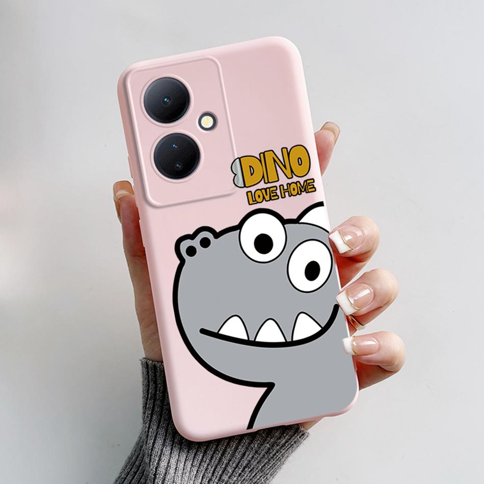 For Vivo V29 Lite 5G Case VIVOY78 Y 78 6.78'' Soft Cartoon Bear Frog Silicone Back Covers For Vivo Y78+ V29 Lite 5G Phone Cases