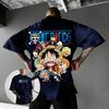 T-shirt Grafica Anime One Piece Luffy Uomo Donna 2026 Estate Cotone Manica Corta Maglietta Casual Streetwear Oversize Girocollo Top