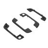 Car Exterior Door Handle 51218122442 Black Door Handle Frame Trim Cover Set for E36 E34 E32